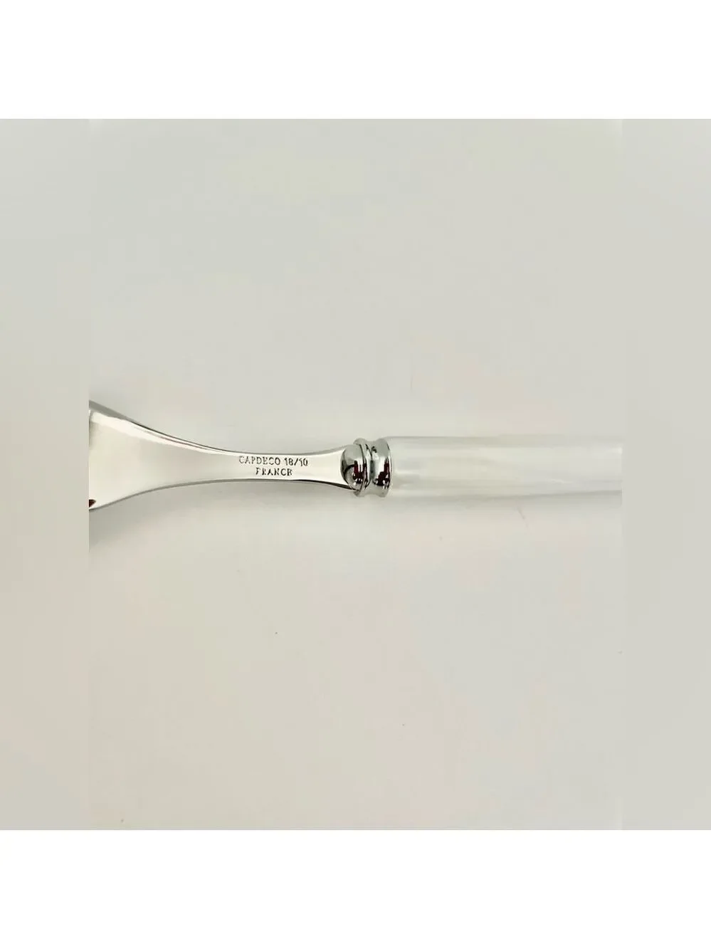NWOT CAPDECO Elegant Tang White Dining Fork Set of 6